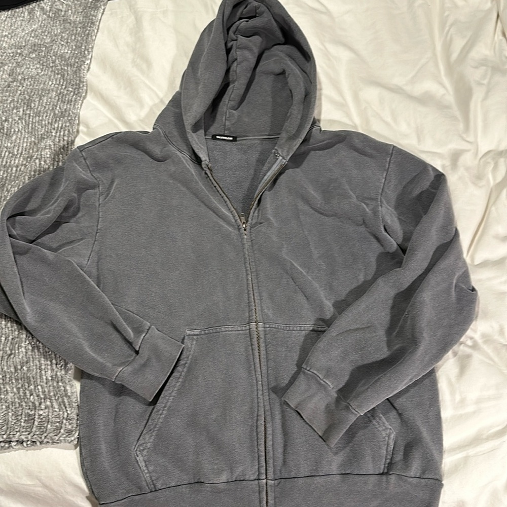 Dark Gray Talentless Zip Zip Jacket - image 1